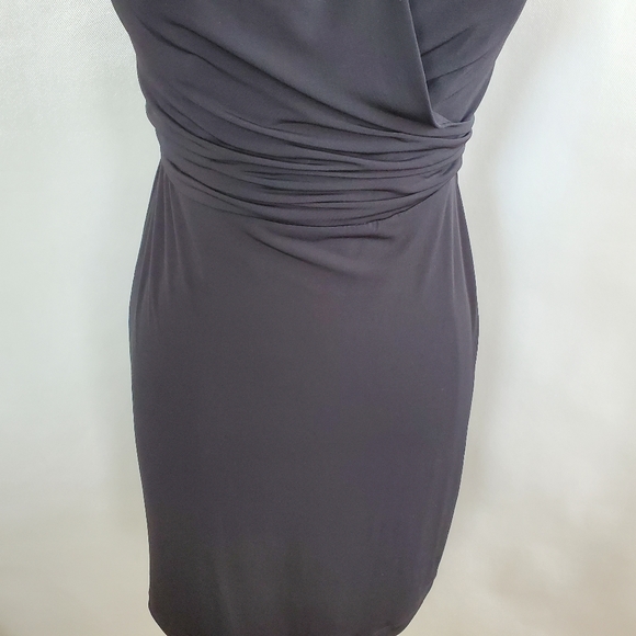 Connected Apparel Black Dress Size 6 - Picture 3 of 10